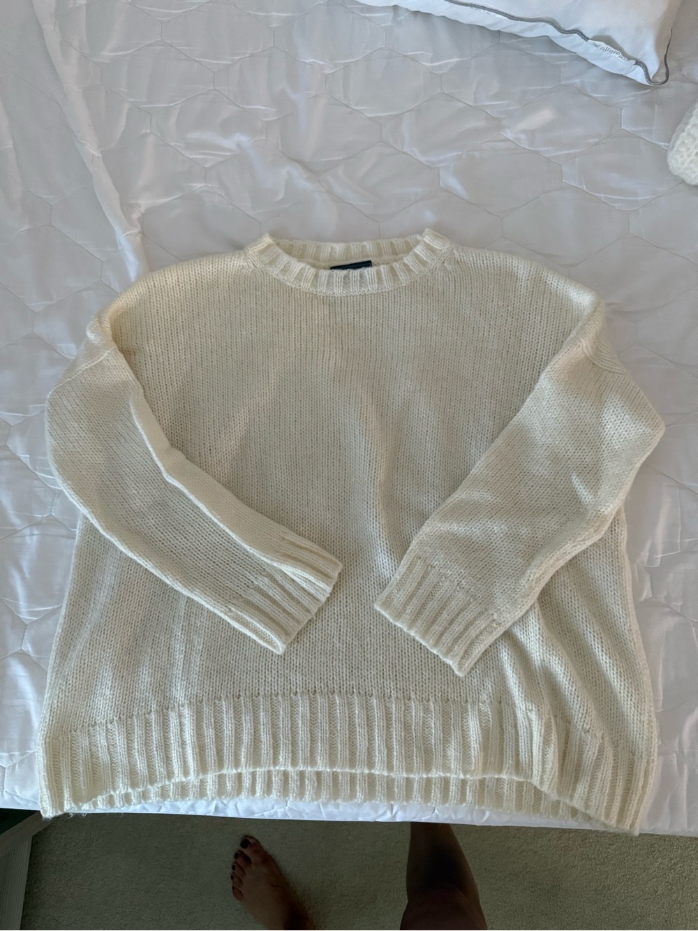 Wooden Ships Cream Crewneck Sweater - Soft Knit